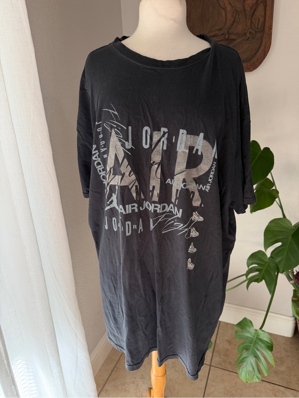 Air Jordan Men’s 3XL Black Oversized Graphic T Shirt Jumpman Nike